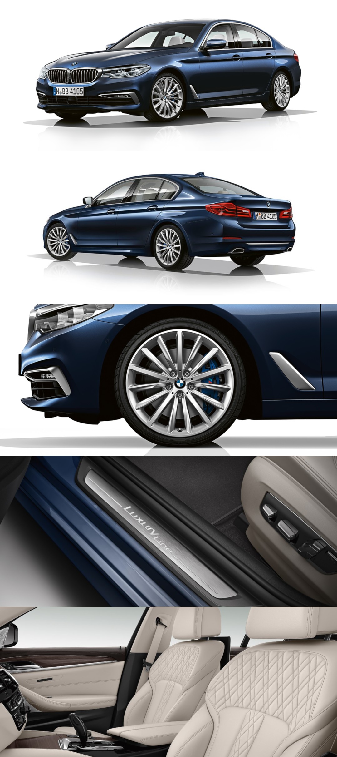 BMW řady 5 Sedan (G30) | Modely a výbava