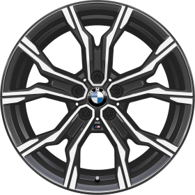 1RS. 19 M kola z lehké slitiny Double-spoke 816 M Bicolour, Orbit Grey