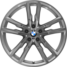 22R. 19 M kola z lehké slitiny Double-spoke 698 M,Bicolour Ferric Grey