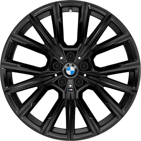 29S. 20 M kola z lehké slitiny Star-spoke 817 M s kombinovanými pneumatikami, Runflat, Jet Black