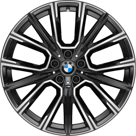 29V. 20 M kola z lehké slitiny Star-spoke  817 M s kombinovanými pneumatikami, Bicolour,  Runflat