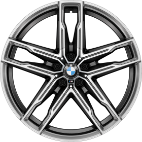 1P8. 20 M kola z lehké slitiny Double-spoke 810 M Bicolour s kombinovanými pneumatikami