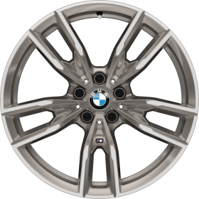 1PW. 19 M kola z lehké slitiny Double-spoke 792 M  Bicolour s kombinovanými pneumatikami, Cerium Grey