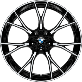 2FQ. 20 M kola z lehké slitiny Y-spoke 789 M Bicolour s kombinovanými pneumatikami