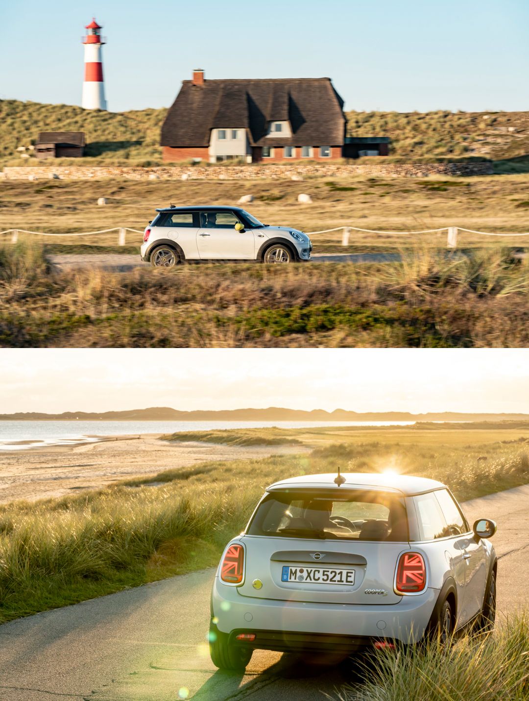 MINI: Elektrická jízda po pobřeží u Severního moře