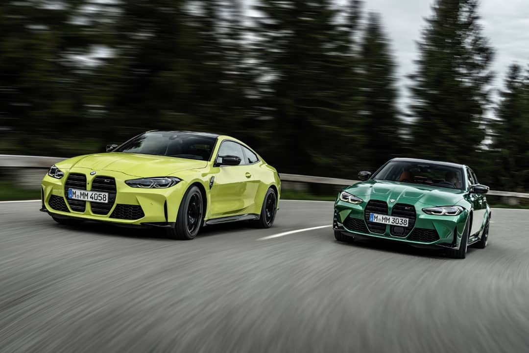 BMW M3 Sedan a BMW M3 Competition Sedan. BMW M4 Coupé a BMW M4 Competition Coupé.