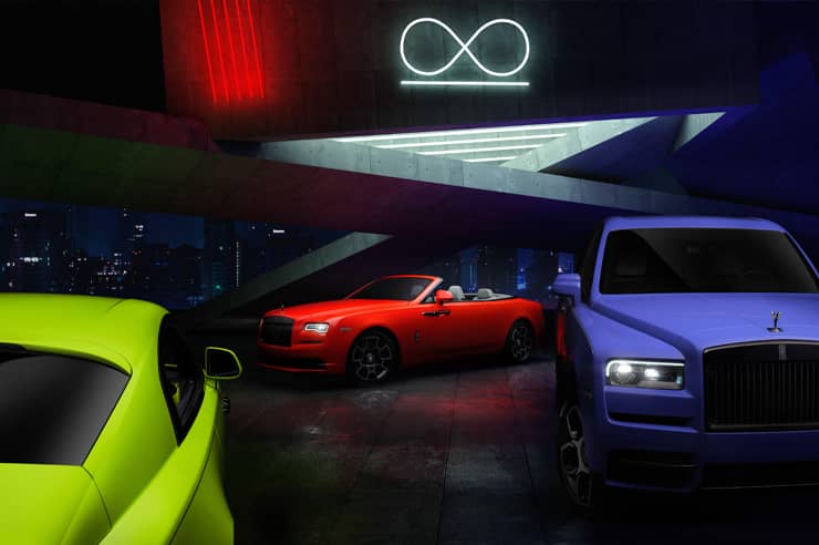  NOVÉ ODSTÍNY ´NEON NIGHTS´ ROZZÁŘÍ VOZY ROLLS-ROYCE