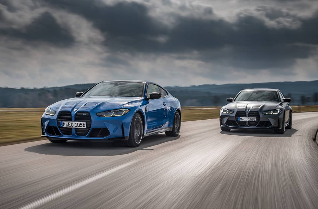 Další forma vysokého výkonu: Pohon M xDrive debutuje v modelech BMW M3 a BMW M4.