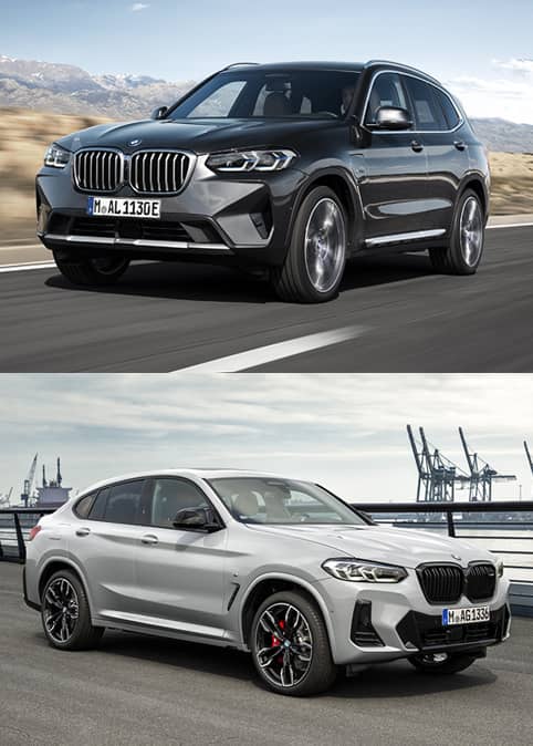 Nové BMW X3 a BMW X4