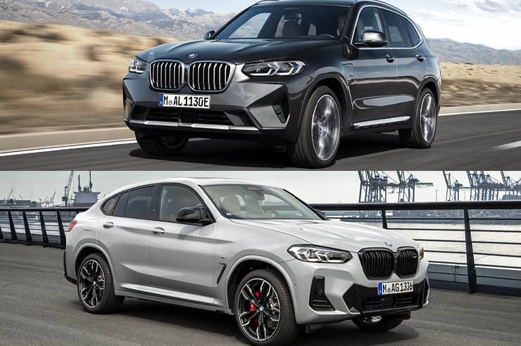 Nové BMW X3 a BMW X4