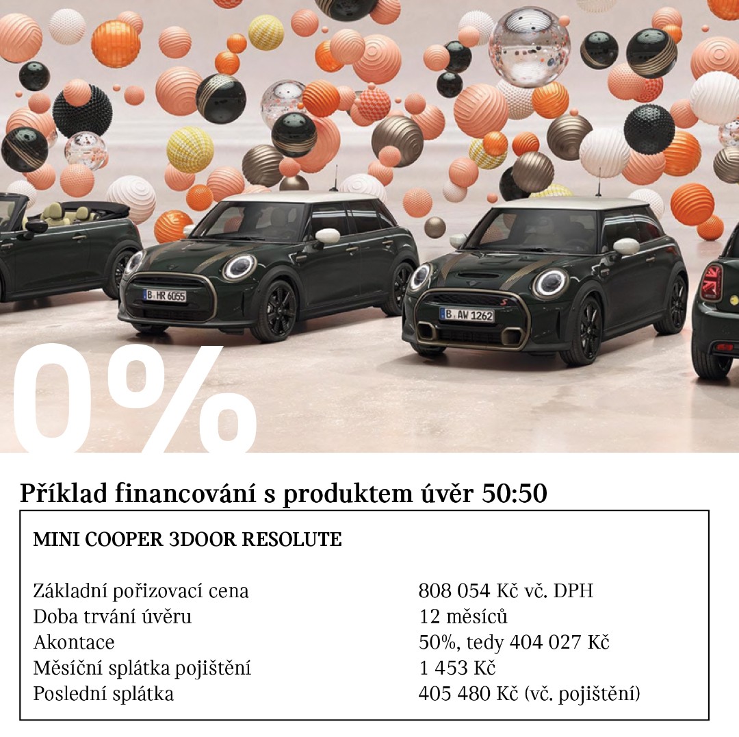 Financování MINI s 0 % navýšením
