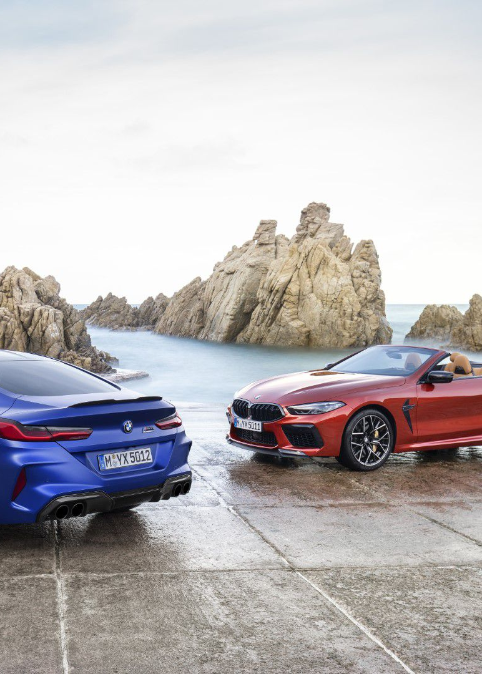 Nové BMW M8 Coupé a BMW M8 Competition Coupé. Nové BMW M8 Cabrio a BMW M8 Competition Cabrio.